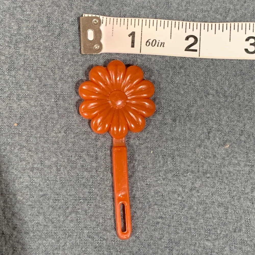 Y2K Flower Hair Clips Accessories Kids Girls‎ Hair Barrettes Autumn Fall Brown